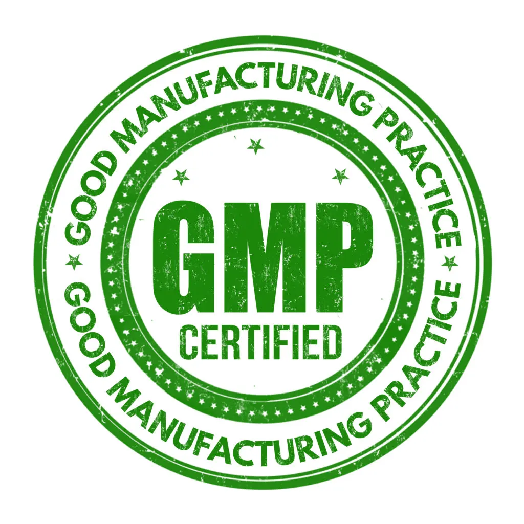 GMP Certified badge