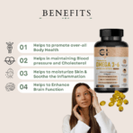 Hemp Seed Oil Softgels - 500mg (Omega 3, 6 & 9 + Amino Acids) - Image 2