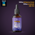 Uplift Drops – Mood Lifters THC-Dominant Oil for Depression, Chronic Pain and Insomnia