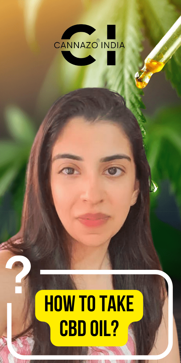 Cannazo India – How to take CBD oil banner