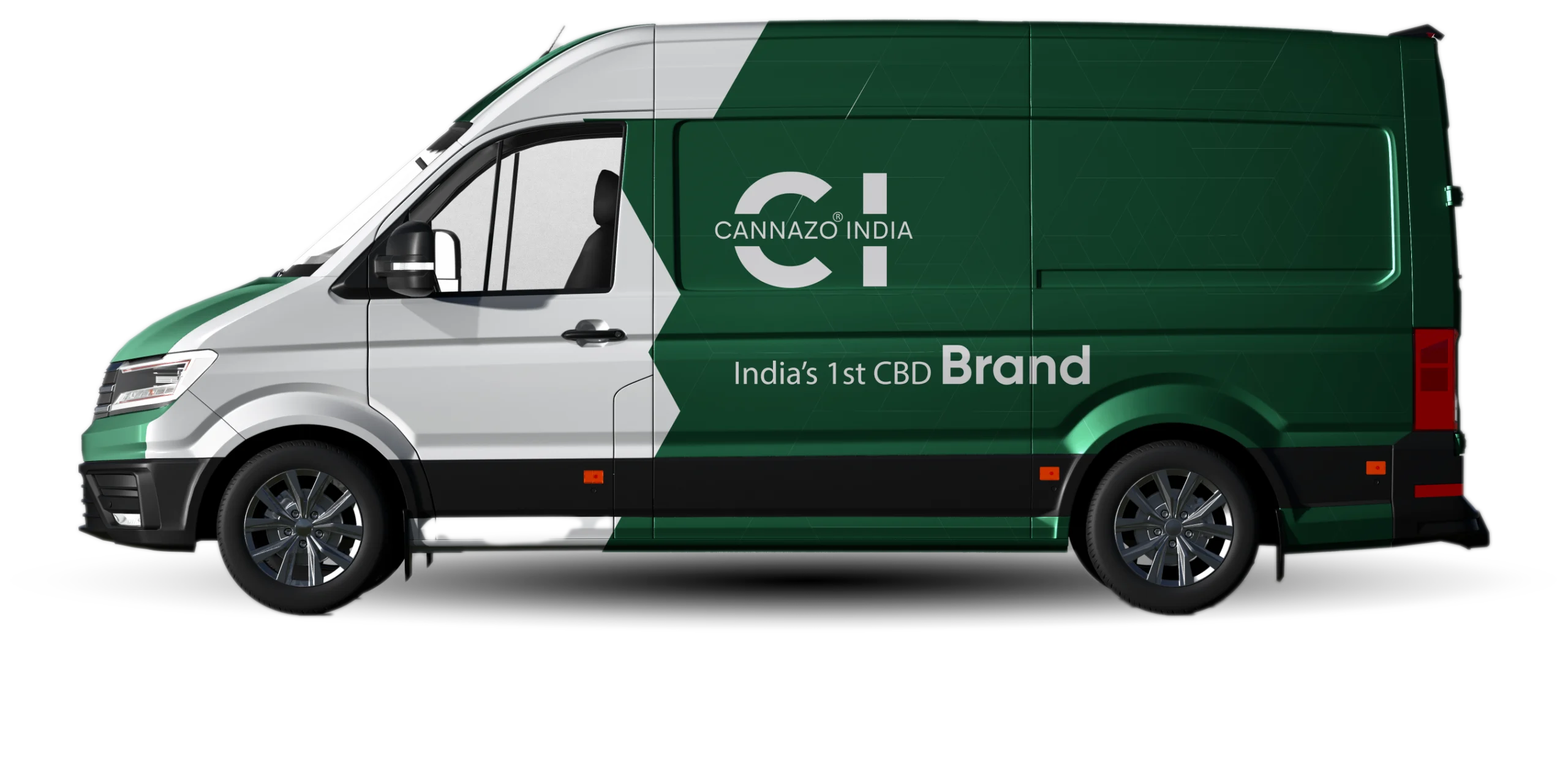 Cannazo India branded van – India's 1st CBD Brand