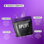 Uplift Gummies - 500mg (400mg Active Extract) Blackcurrant Vatis | Advanced Support for Chronic Pain & Comfort - Image 5